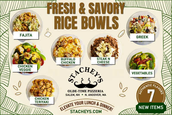 Stacheys Pizza | Introducing our NEW Rice Bowls